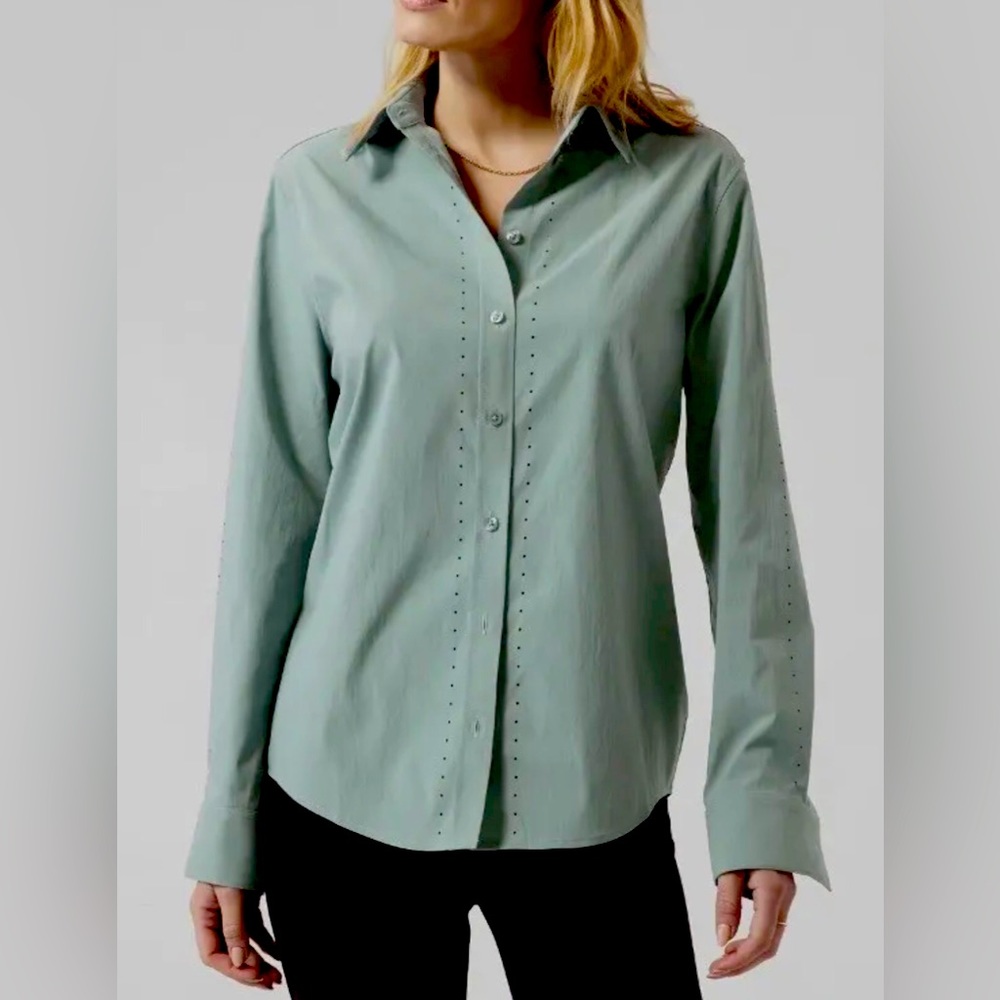Athleta Midtown Shirt II Laser Cut